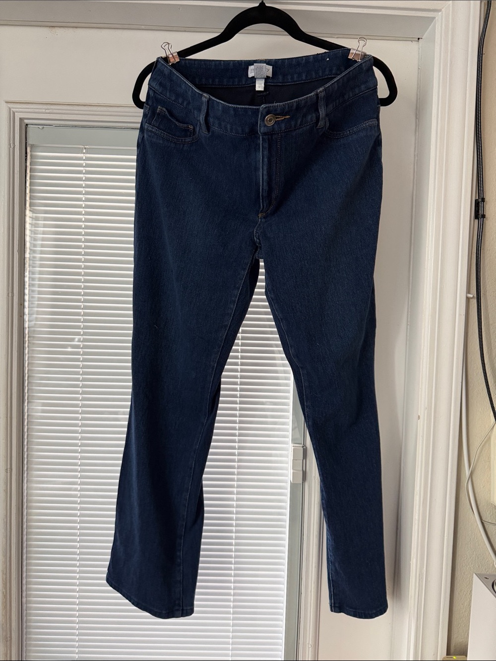Women’s Straight Leg Jeans in Deep Indigo